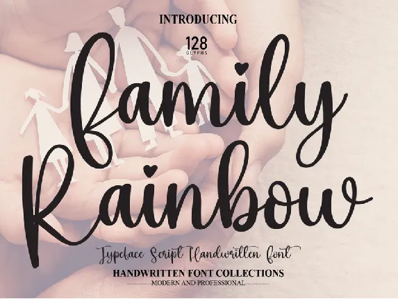 Family Rainbow font