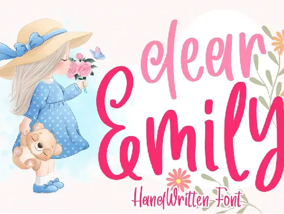 Dear Emily font