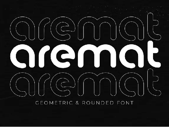 Aremat font