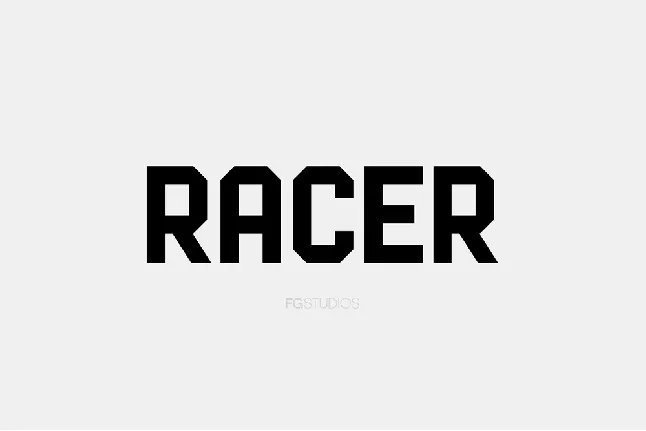 Racer font