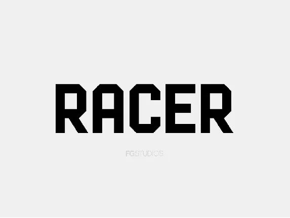 Racer font