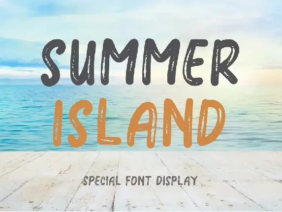 Summer Island font