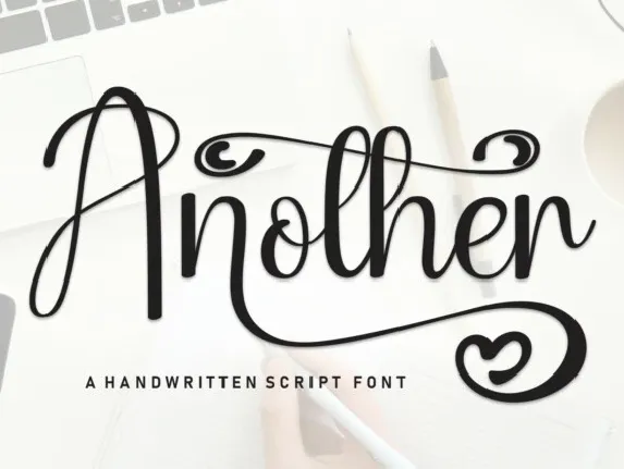 Another Script font