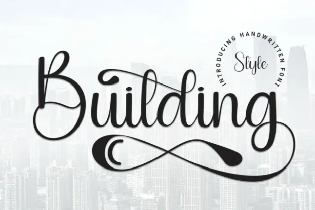 Building Script font