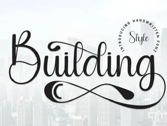 Building Script font