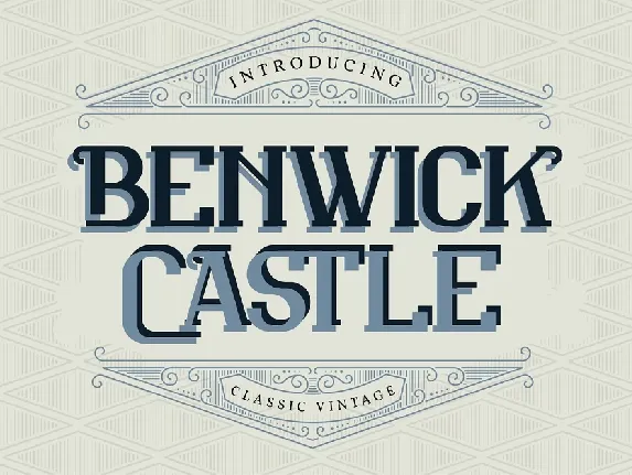 Benwick Castle font