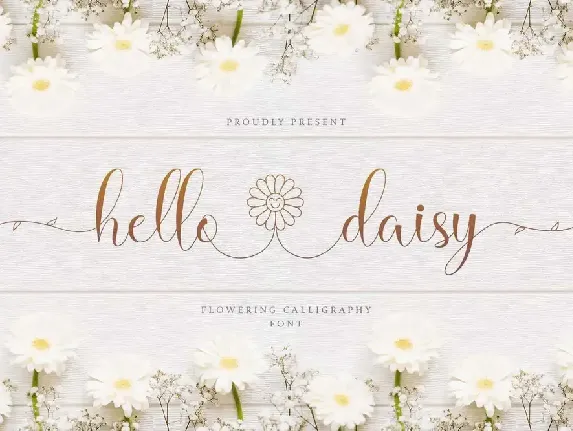 Hello Daisy font