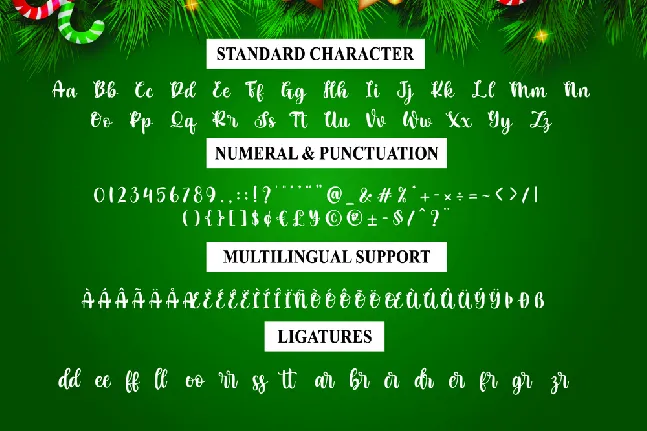 Christmas Blessings font