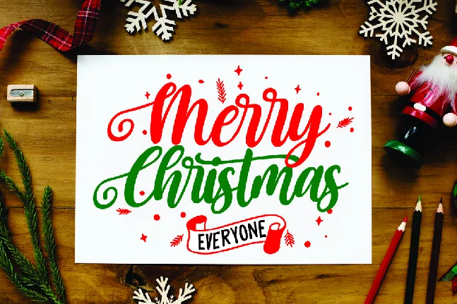 Christmas Blessings font