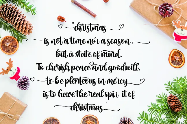 Christmas Blessings font