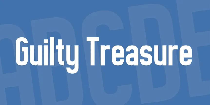 Guilty Treasure font