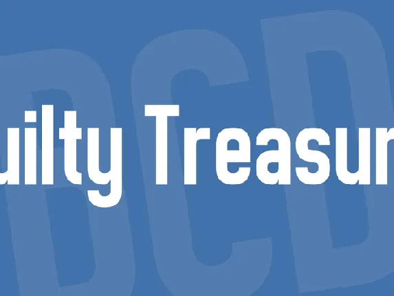 Guilty Treasure font