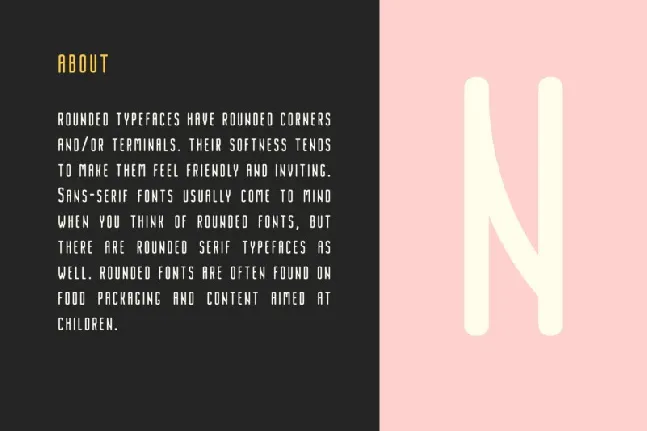 Nordin Rounded font