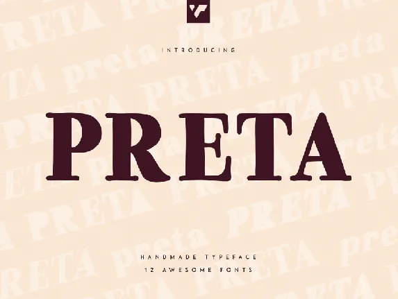 Preta font