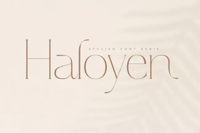 Haloyen font