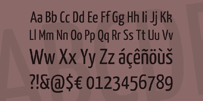 Yanone Kaffeesatz Family font