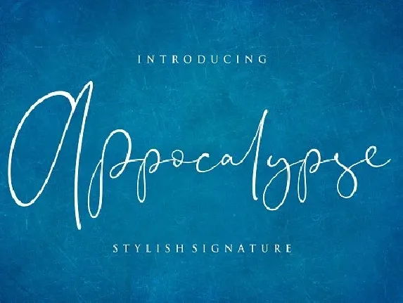 Appocalypse Handwriting font