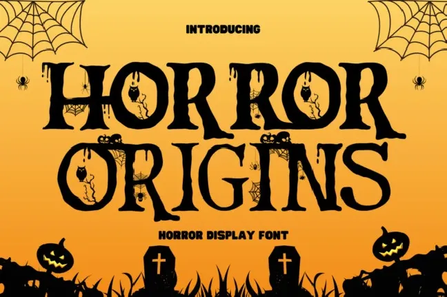 Horror Origins font