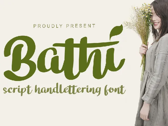 Bathi font