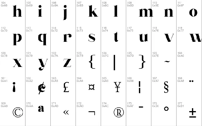 Nergisha font