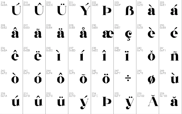 Nergisha font