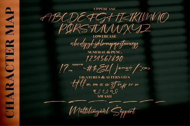 Hendycroft Signature font