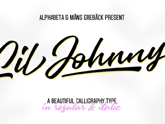 Lil Johnny PERSONAL USE ONLY font