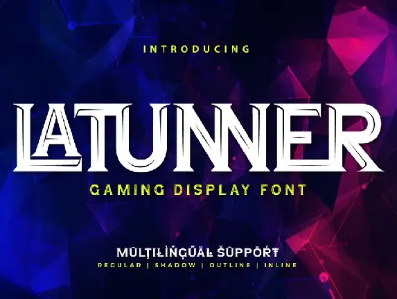 LATUNNER Trial font