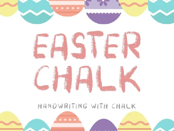 Easter Chalk font