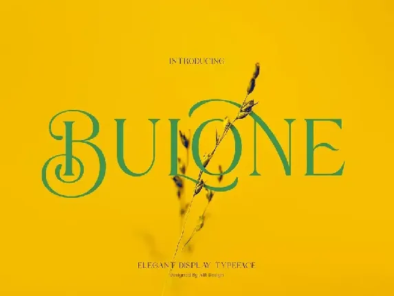 Bulone font