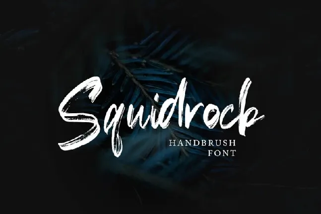 Squidrock font