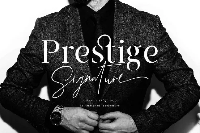 Prestige Signature font