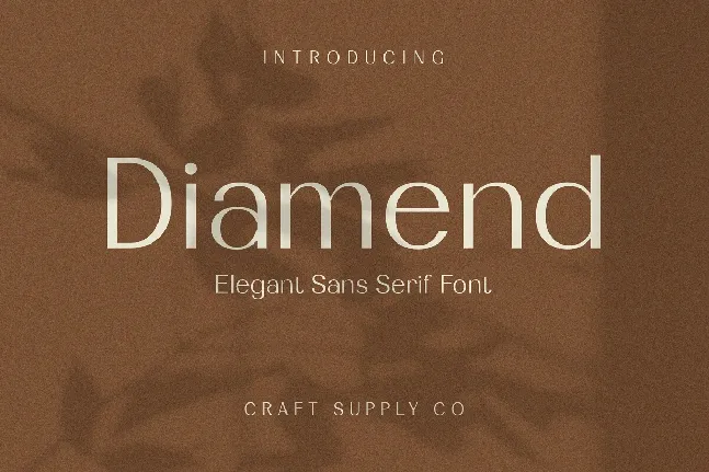 Diamend font