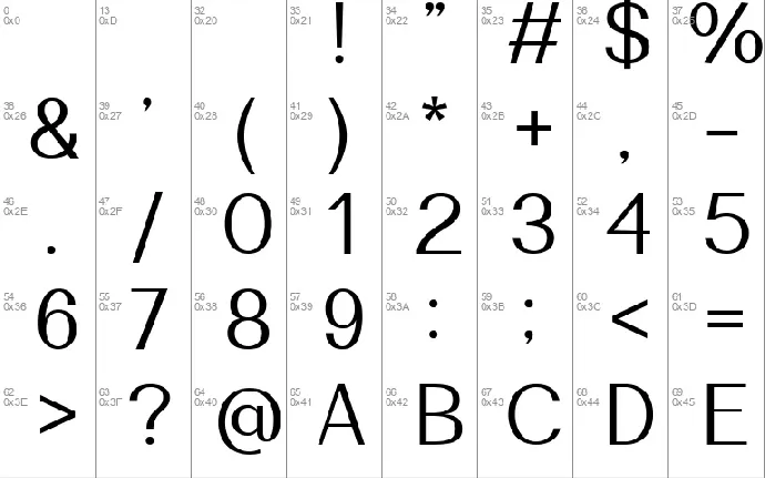 Diamend font