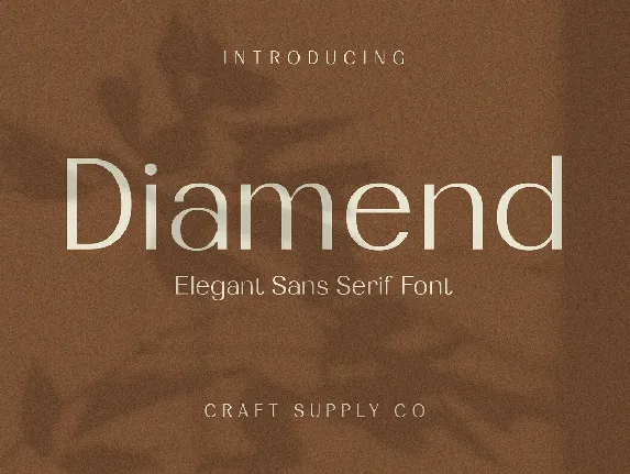 Diamend font