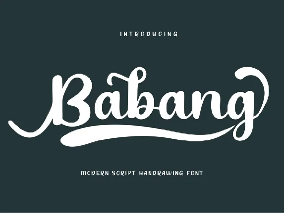 Babang font