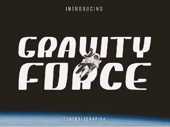 Gravity Force Demo font