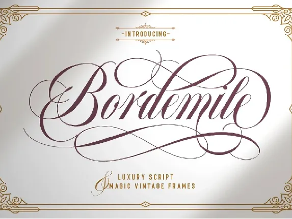 Bordemile font