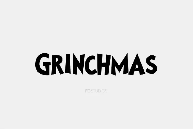 Grinchmas font