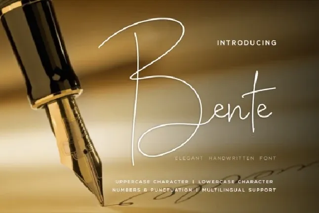 Bente font