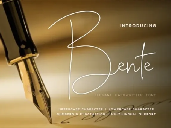 Bente font