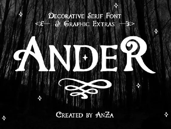 Ander Display Famly font