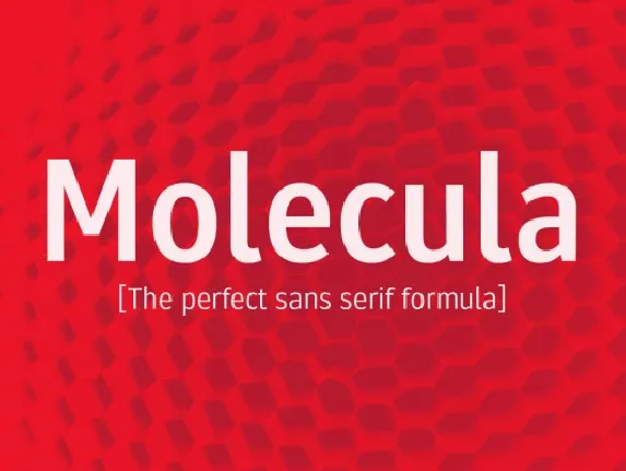 Molecula Sans Serif font