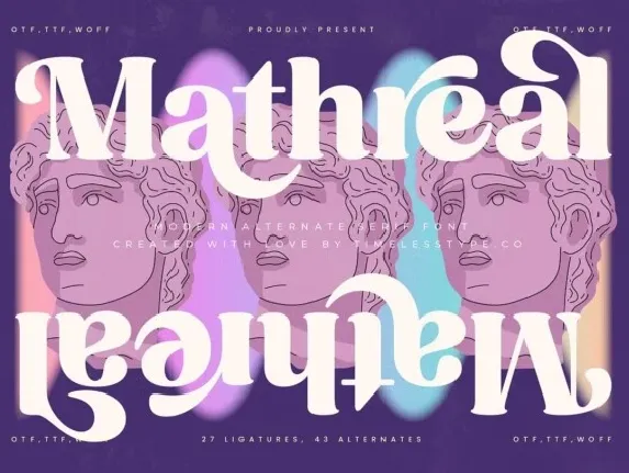 Mathreal font