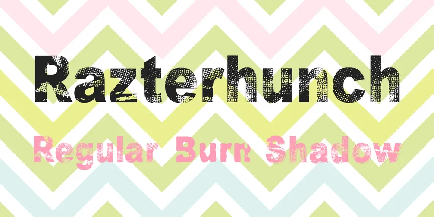 Razterhunch font