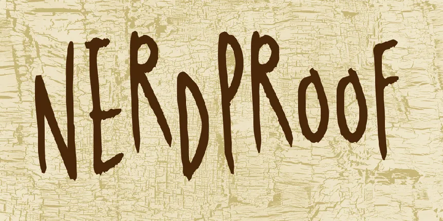 Nerdproof font