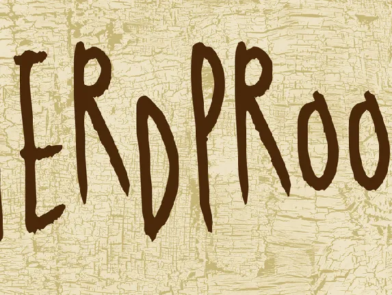 Nerdproof font