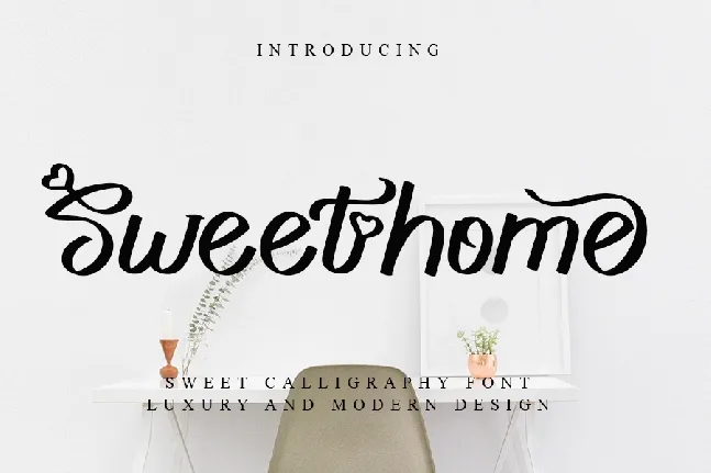 Sweethome font