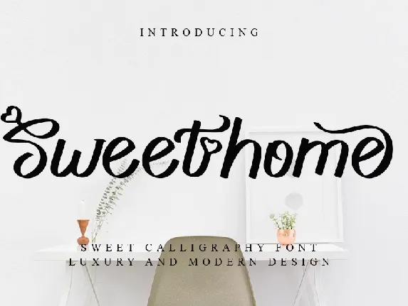 Sweethome font