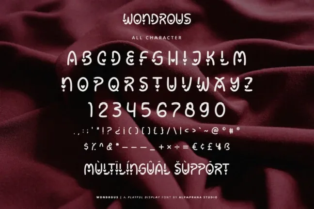 Wondrous font